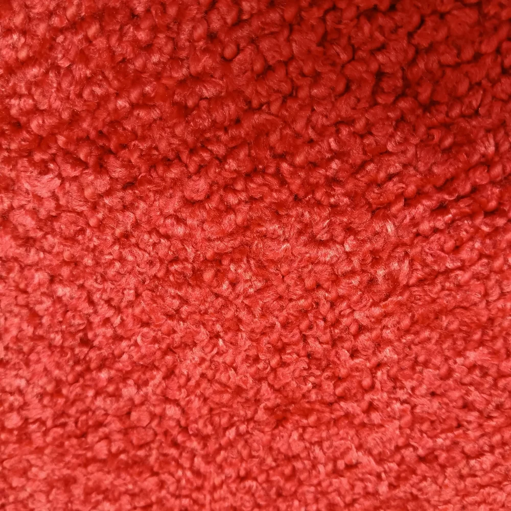 NEW Pottery Barn Chenille Knit Pillow Cranberry 18 x 18